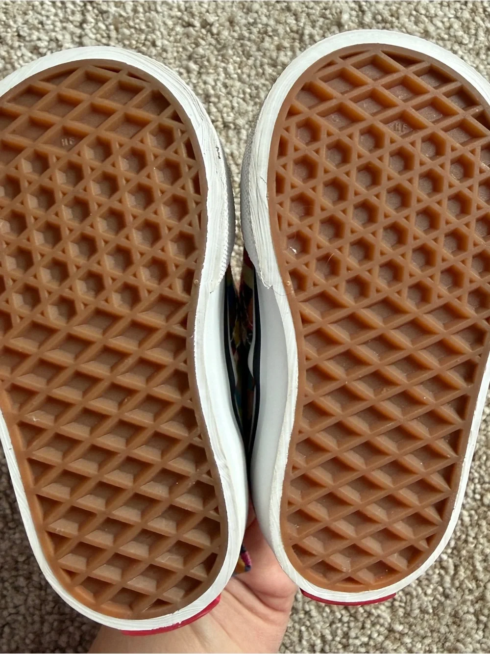 Baby Vans Rainbow Multicolor Geometric 3d check